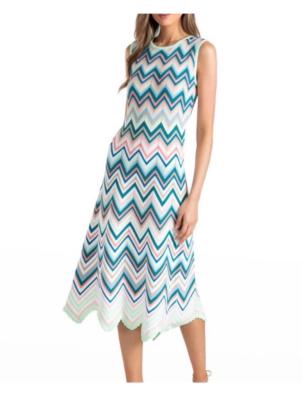 Shoshanna Leia Chevron Dress